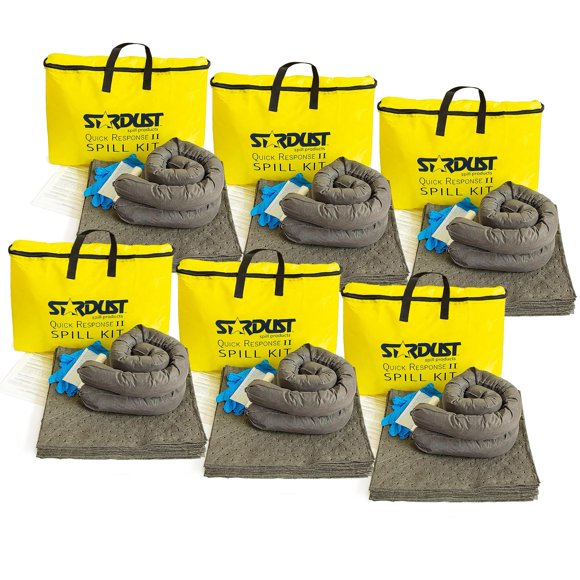 Kit para derrames Stardust Spill Products universal, paquete de 6