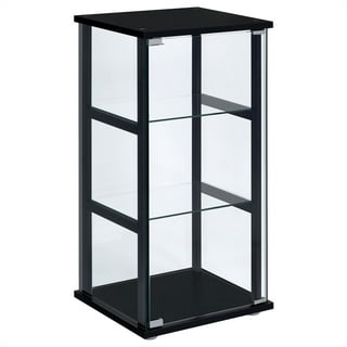 The Glass Shelf Curio Cabinet Clear And Black - 953234 at Jaxco Mattress  Store in Jacksonville, FL.