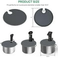 thumbnail image 2 of Sous Vide Lid for Precision Cooking, Sous Vide Silicone Lid for Standard 10 1/2" Pot, Compatible with Anova Culinary Sous Vide Precision Cookers Prevent Water Evaporation and Retain Flavor, 2 of 7