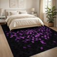 thumbnail image 3 of ODIKA 8'x10' Washable Area Rug Non-Slip Chair-Friendly Mat Game Room Cube Motif Honeycomb Illusion Contemporary Design Accent for Dining Large Office, Lounge, 3 of 7