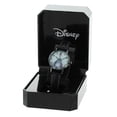 thumbnail image 6 of Vintage Style Eeyore Disney watch, ribbon on tail rotating 2nd hand. With black case and black leather strap and pink stiches WP5031LG, 6 of 6