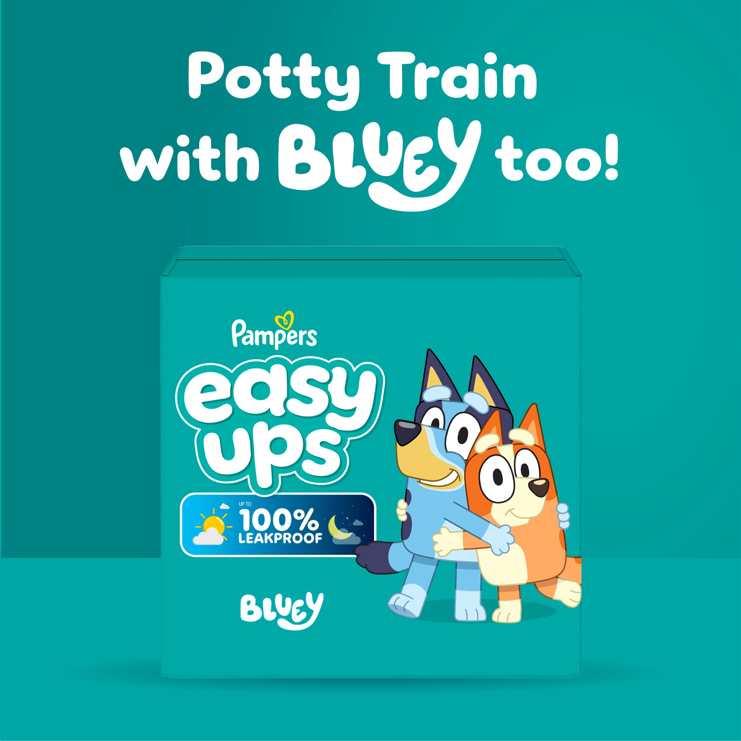 Pampers Easy Ups Girls & Boys Potty Training Pants, Size 4 (2T3T), Peppa Absorbent Training Underwear, Up to 100% Leakproof Day and Night, Hypoallergenic