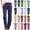 YY-Dark Blue, variant on Women's Jeans Solid Color Drawstring Cotton Linen Casual Loose Wide Leg Straight Trousers Light Blue Denim Pants,3XL,Light Blue-A