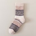 thumbnail image 2 of Cozy Thermal Winter Socks For Women Men Lined Thick Warm Crew Ankle Indoor Outdoor Casual Home Sock, 2 of 4