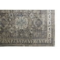 thumbnail image 3 of HomeRoots 513779 7 x 10 ft. Taupe Gray & Blue Floral Stain Resistant Rectangle Area Rug, 3 of 5