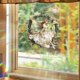 thumbnail image 1 of Fiudx Adorno de Bosque de Ensueño, Elegante Decoración Floral para Ventana, Diseño Plano 2D Único, Elegante Acento para El Pasillo, Ideal para Amantes de La Decoración Del Hogar., 1 of 6