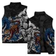 thumbnail image 2 of Chaleco de invierno Chaleco de viento frío Chaquetas de hombre Chaqueta con estampado de tigre y lobo feroz Ropa de hombre 2024 Chalecos Abrigos sin mangas, 2 of 4