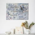 thumbnail image 6 of Butterfly Wall Art Purple Flower Butterfly Canvas Painting Prints Farmhouse Rustic Blooming Floral Pictures Wall Decor Modern Artwork Home Decoration for Bathroom Bedroom Office 16"x12", 6 of 6