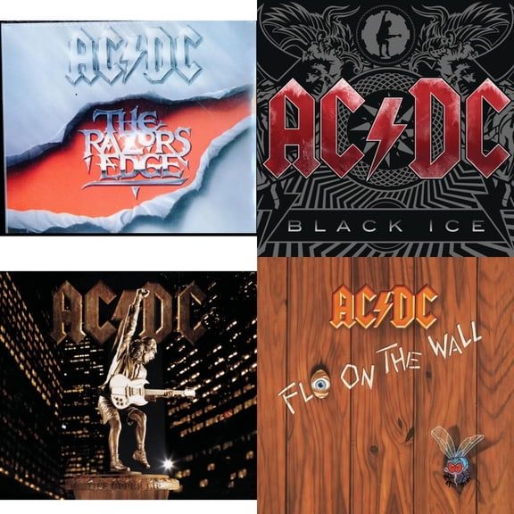 Razor's Edge & Black Ice & Stiff Upper Lip & Fly On The Wall [CD Bundle]