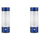 thumbnail image 4 of Monstrate Botella de agua rica en hidrógeno de acero inoxidable alimentada por recargable USB carga antideslizante a prueba de golpes Type4 NO4, 4 of 6