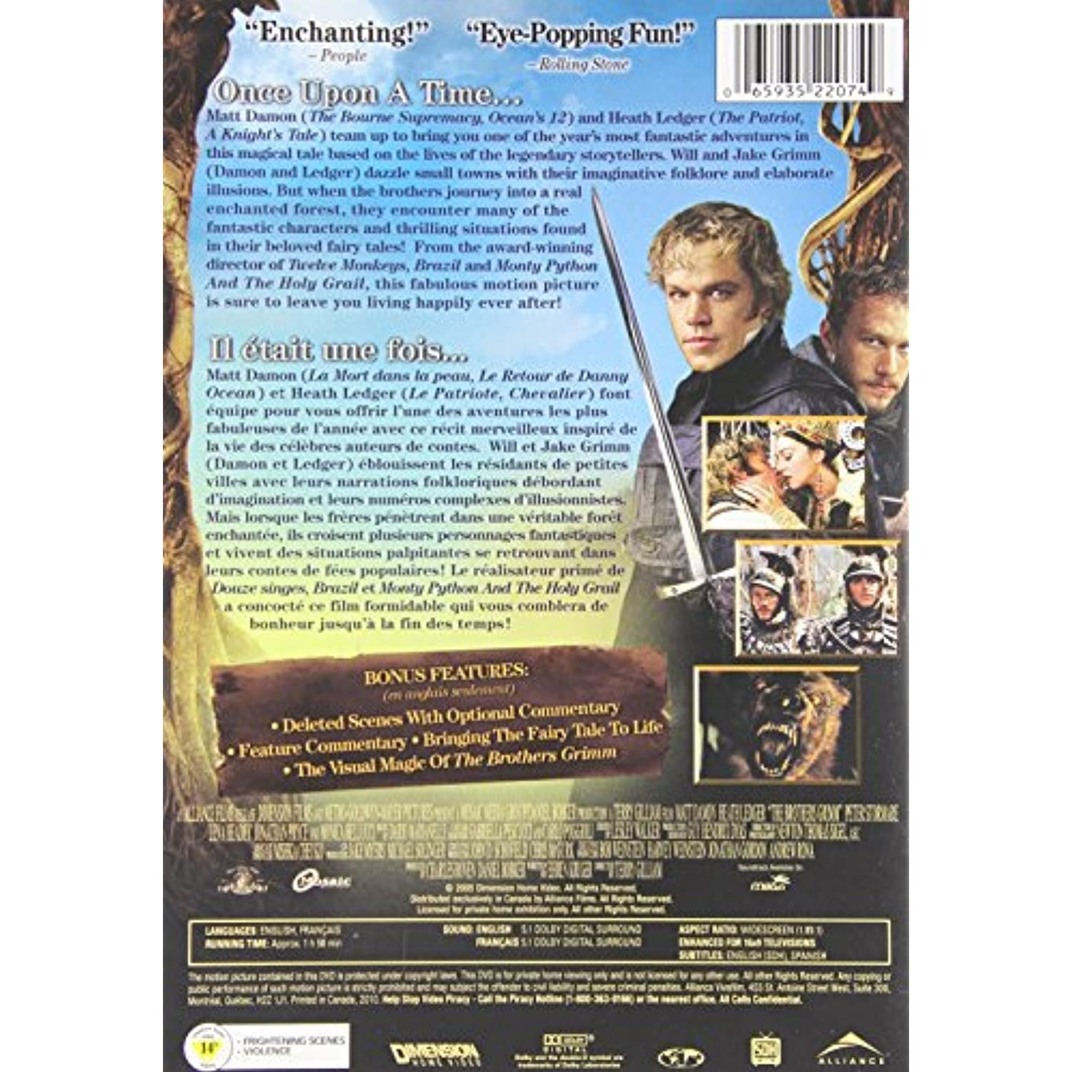 peter pan 2003 dvd menu