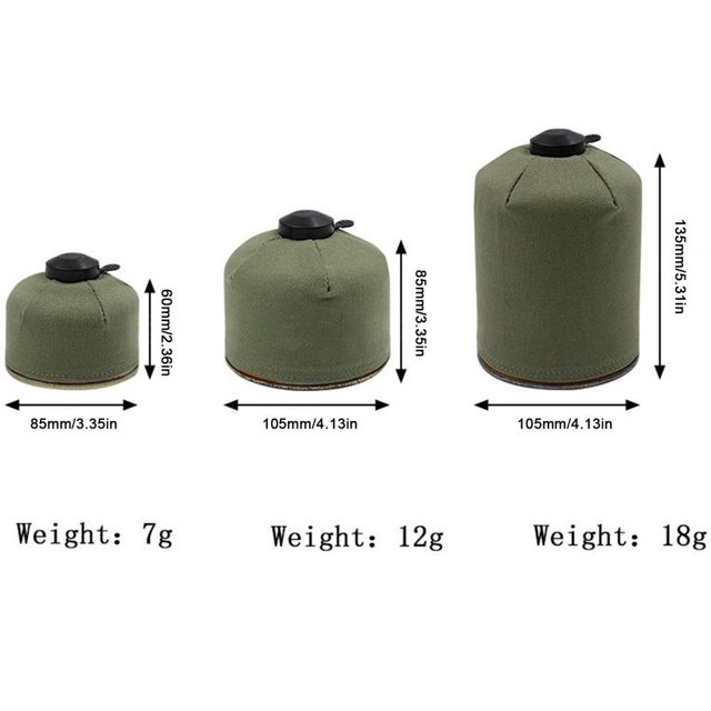 Almacenamiento De Cilindros Cubierta protectora de la lata de gasolina Bolsa de almacenamiento del cilindro de combustible Caja del tanque de gasolina (12 g) Hugtrwg Para Estrenar