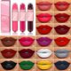 thumbnail image 2 of Halloween Lip Gloss Set, 3-Piece Non-Stick Shiny Lipstick, Glittery Purple and Black Lip Colors, Long-Lasting, Non-Transfer, 2 of 5