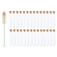thumbnail image 1 of MasteelfCA 100pcs Plastic Test Tubes Bath Salts Storage Tubes Liquid Container with Stopper, 1 of 7