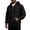 A01-Black-Sweatshirt, variant on Men's Hoodie Casual Quarter Zip Hoodies Comfy Long Raglan Sleeve Pullover Trendy Solid Color Hooded Sweatshirts with Zipper Pocket L