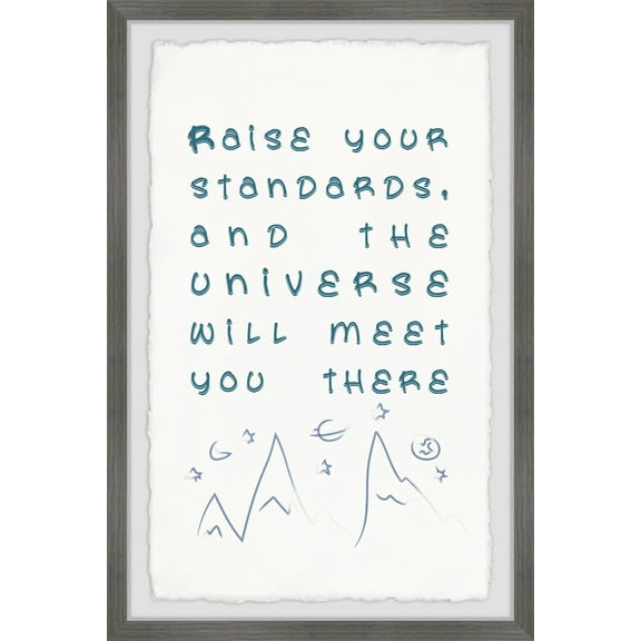 Marmont Hill Raise Your Standards IV Framed Wall Art