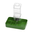 thumbnail image 4 of Comedero para reptiles, cuenco de agua, accesorio para terrario, estación de alimentación, dispensador automático de agua, bebedero para tortugas y Verde grande, 4 of 8