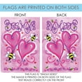thumbnail image 5 of Toland Home Garden Bee Mine Valentines Day Valentine Flag Double Sided 28x40 Inch, 5 of 5