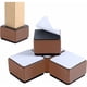 thumbnail image 1 of Elevadores de patas de muebles para una limpieza cómoda y protección del piso, resistentes, soportan hasta 10 000 libras, elevadores de cama de acero al carbono macizo, almohadilla de goma, 1 of 5