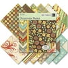 Wild Saffron Double-Sided Designer Paper Pad 12X12 36 Sheets, 3 each of 12 Designs