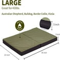 thumbnail image 2 of WATANIYA Foldable Travel Dog Bed, Outdoor Waterproof Orthopedic Pet Bed Mattress, Green, 2 of 7