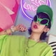 thumbnail image 3 of Novedad Alien Sungss disfraz accesorios de juego de rol para marco verde lente gris lentes extraterrestres divertidos, 3 of 5