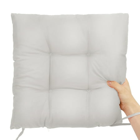 15.8''*15.8'' Square Multicolor Soft Chair Pad Seat Cushion Sofa Pillow Furniture Mat w/Ties Garden Patio Office Home Decor
