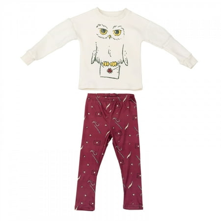 Harry Potter Hedwig Toddler Girls Fleece Set - Size 2T - 2 Piece