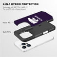 thumbnail image 2 of Apple iPhone 15 Pro Max (6.7) - Licensed NCAA University of Kansas State Wildcats Logo on Purple Textured Dual Layer Case, 2 of 5