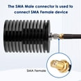 thumbnail image 5 of Dummy Load XRDS -RF 50 W SMA macho 50 ohmios para radioaficionados de 0 a 3 GHz, 5 of 5