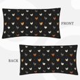 Cauagu Funny Chicken Print Pillowcase with Envelope Closure,Soft Pillow