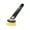 153#Yellow, variant on Household Press Type Liquid Dispenser Cleaning Brush, Kitchen Brush, Soap Foam Brush, Soft PET Bristles, Ergonomic Handle, Multi-Purpose, Cup, Dish, Countertop, Sink, Home Cleaning Tool