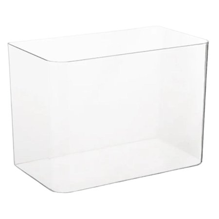 EHJRE Reptile Terrarium Tank Aquarium Clear Habitat Cage Transparent Feeding Box Sturdy Pp Build Suitable for Fish Keeping Reptile Caring Desktop Placement No Lid