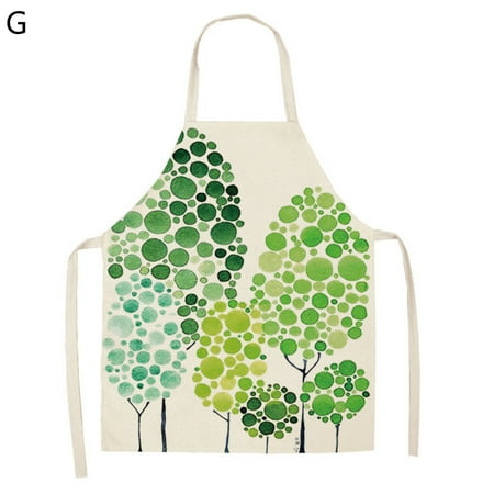 

Hadanceo Apron Breathable Clear Printing Utility Kitchen Apron Multifunctional Fashion for Home