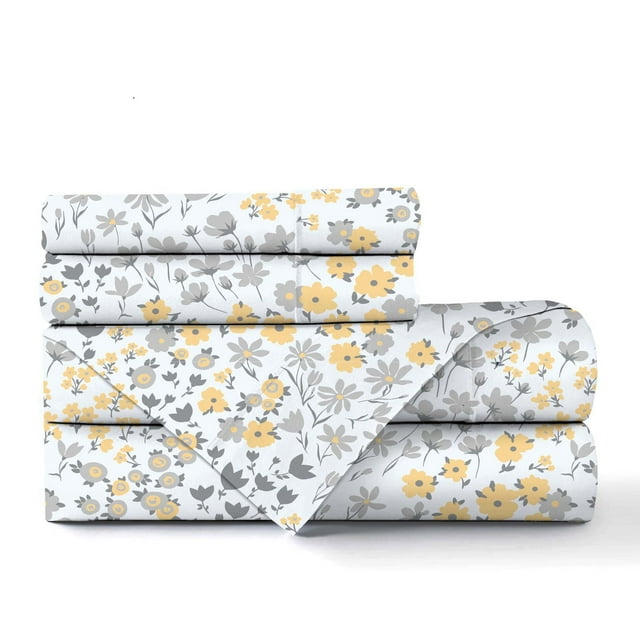 Johnson Home 200 TC Bed Sheet Set - Printed Cotton Sheets
