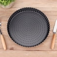 thumbnail image 2 of Pizza Baking Pan,Household Thicken Non-Stick Carbon Pizza Mold Kitchen Baking Tools Custom Engineered, 2 of 7