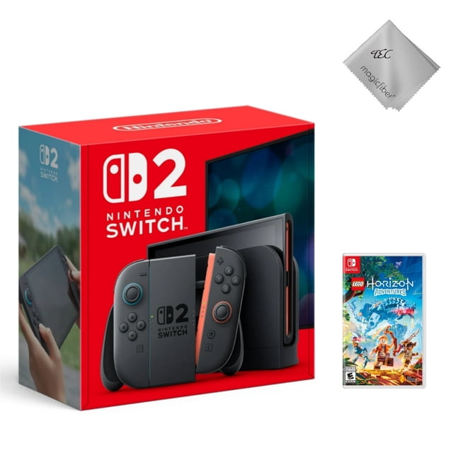 NEW TEC Nintendo Switch 2 Console Bundle with LEGO Horizon Adventures Game