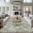 thumbnail image 3 of Gray Green Coastal Area Rugs 8'x10', Washable Small Throw Rugs for Living Room Patio, Summer Beach Ocean Sea Turtle Starfish Indoor Outdoor Rug Non-Slip Low Pile Carpet Runner Reversible Floor Mats, 3 of 8