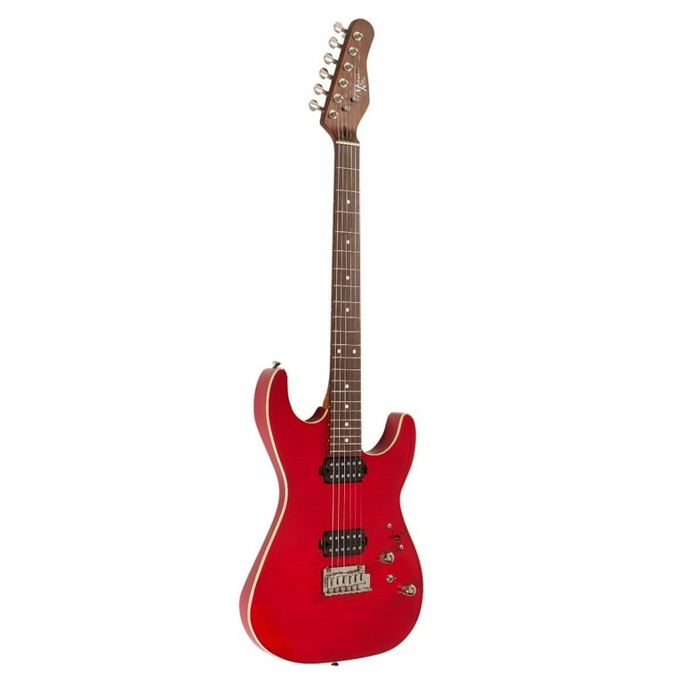 ギター Michael Kelly 1962 Flame Transparent Red Michael Kelly 1962 Flame Electric Guitar | zZounds