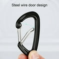 thumbnail image 4 of 16KN Carabiner High Toughness Multipurpose Wear-resistant Hiking D Shape Carabiner Buckle for Outdoor, 4 of 8