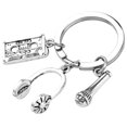 thumbnail image 1 of 1pc Funny Key Chain Bag Keys Hanging Pendant Decorative Keychain (Silver), 1 of 7