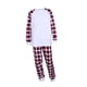 thumbnail image 1 of Camiseta y pantalones de manga larga en blanco con sublimación, ropa de Navidad, ropa de hogar familiar, conjuntos de pijamas para adultos y niños, 1 of 5