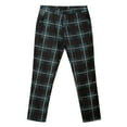 thumbnail image 4 of Hfolob Men's Casual Pants Mens All Seasons Fashion Leisure Plaid Print Pocket Zipper Button Feet Pants Suit Pants Relaxed Fit, 4 of 9