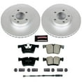 thumbnail image 2 of PowerStop Front Geomet Coated Brake Rotor and Pad Kit Fits: BMW Select Models CRK6038, 2 of 5