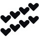 thumbnail image 5 of 8 pegatinas antideslizantes para alfombras, resistentes a los rizos, con forma de corazón., 5 of 5