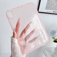 thumbnail image 2 of Glitter Clear Case for iPad mini 6th Gen 8.3" 2021, Luxury Ultra Slim Soft Flexible Lightweight Transparent TPU Back Case Cover Shockproof Anti-Scratch for iPad mini 6th Generation, Pink, 2 of 4