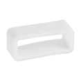 thumbnail image 4 of Unique Bargains Watch Band Strap Loops Silicone for 19mm Width Watch Band, White 4 Pack, 4 of 5