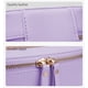 thumbnail image 4 of Bolsa de maquillaje transparente de viaje FFPaw, bolsa de cosméticos morada, 2 unidades, 4 of 7