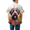 thumbnail image 5 of Welcome Spring Summer Wirehaired Pointing Griffon Portrait Flower Blue Sky Hawaiian Shirt Breathable Summer Unisex Merch Dog Lover - 12001, 5 of 6