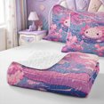 thumbnail image 4 of Manfei Ocean Axolotl Quilt Full,Pastel Animal Full Bedspread Sets,3pcs,1 Coverlet and 2 Pillowcases, 4 of 7
